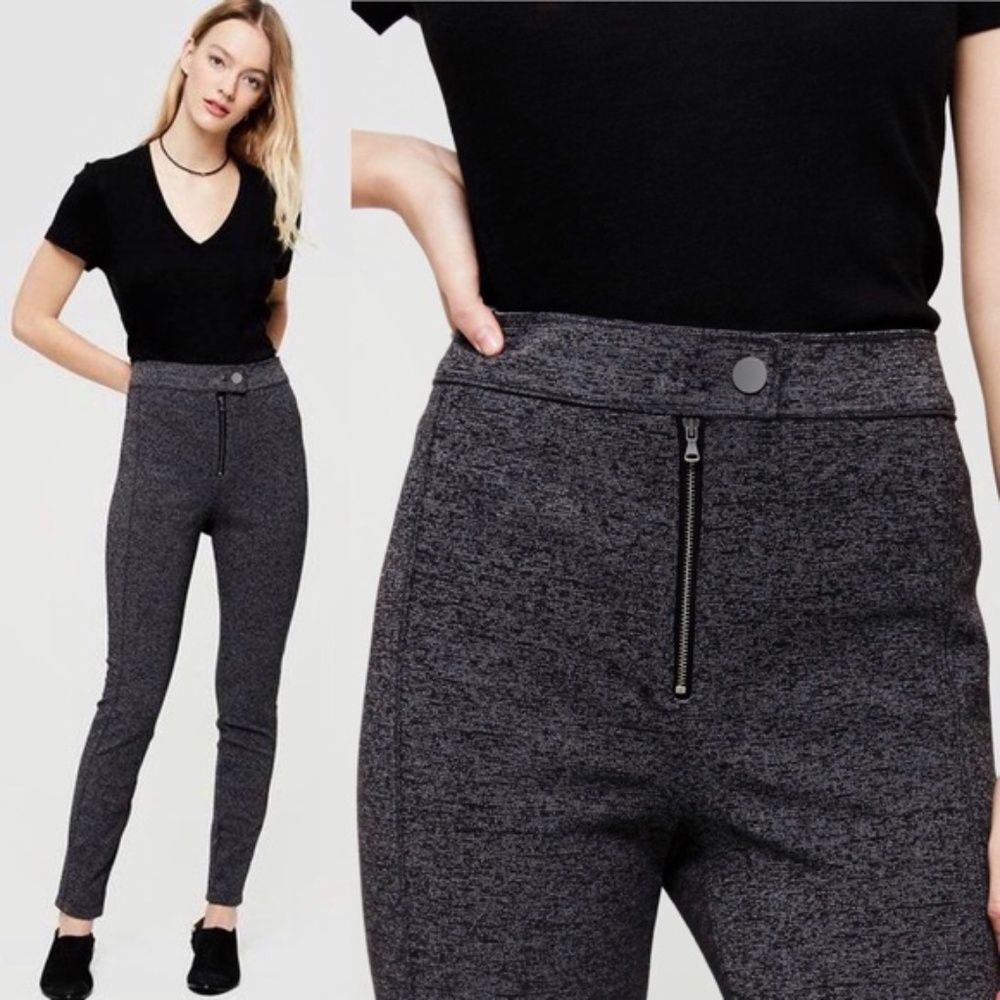 Lou & Grey Apres Gray Ponte Pull on Pants Leggings
